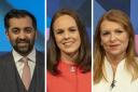 SNP leadership candidates Humza Yousaf, Kate Forbes, and Ash Regan