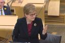 Nicola Sturgeon paid tribute to BSL interpreters in Holyrood during FMQs