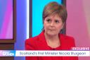 Nicola Sturgeon was interviewed on Loose Women at the start of her final week as First Minister