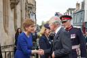 Nicola Sturgeon meets the King in Dunfermline in October last year