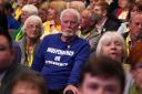 SNP supporters in the audience for the party's conference last year
