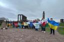Delegates from progressive parties in Europe gathered with Young Scots for Independence on Calton Hill to sign The Edinburgh Pledge
