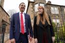 Labour deputy leader Angela Rayner, pictured with Scottish Labour leader Anas Sarwar, has appealed to SNP voters to back her party