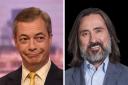 GB News host Nigel Farage (left) will be joined in Aberdeen by Neil Oliver