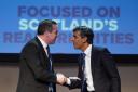 Douglas Ross and Rishi Sunak shared a stage at the Scottish Conservatives’ conference