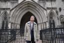 Chris Packham at the Royal Courts of Justice for his libel trial