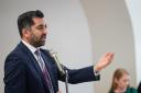 Humza Yousaf speaking at an event in Edinburgh earlier this month
