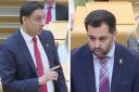 MSPs could be seen wearing badges at FMQs
