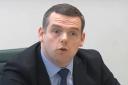 Scottish Tory leader Douglas Ross speaking at the Scottish Affairs Committee on Monday