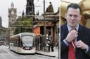 Tory MSP Russell Findlay tried to say that the inquiry into the Edinburgh tram lines was an 'SNP scandal'