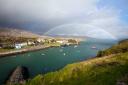 Tarbert is the ferry port for Harris on the Outer Hebrides - it is also the largest village on the island.