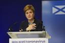 Nicola Sturgeon delivering a daily Covid briefing during the pandemic