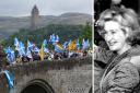 Tributes were paid to the late Winnie Ewing at the AUOB rally and march in Stirling