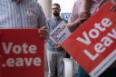 Vote Leave and Britain Stronger In Europe supporters in Ipswich, ahead of Boris Johnson's arrival during an EU referendum campaign tour visit to Suffolk. PRESS ASSOCIATION Photo. Picture date: Tuesday June 7, 2016. See PA story POLITICS EU. Photo