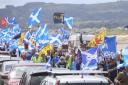 The All Under One Banner march through Ayr on Saturday July 29