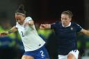 Kirsty Hanson and Lucy Bronze