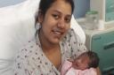 Pranjali Christian was forced to travel all the way from Thurso to Inverness in the middle of the night to give birth to her daughter Nicole
