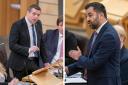 Douglas Ross quizzed Humza Yousaf on WhatsApp messages at today's FMQs
