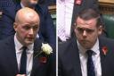 Stephen Flynn and Douglas Ross clash in the House of Commons