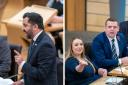 Humza Yousaf and Douglas Ross clashed during a fiery FMQs on Wednesday