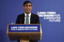 Rishi Sunak unveiled five new pledges at a speech in London today