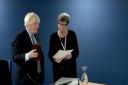 Boris Johnson being sworn in at the Covid inquiry