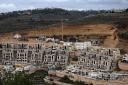 A general view of the Israeli settlement of Givat Zeev, near the Palestinian city of Ramallah in the occupied West Bank