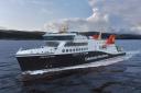 An artist's impression of the MV Isle of Islay after launch