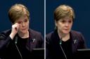 Nicola Sturgeon fought back tears as she refuted claims she has looked for political gain in the Covid pandemic