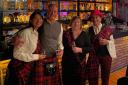 Rachel McCormack and the Destino Education team at the Burns Supper in Mexico City