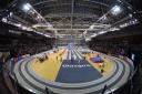 GLASGOW, SCOTLAND - FEBRUARY 05: A general view of the arena during the Dynamic New Athletics event at Emirates Arena on February 05, 2022 in Glasgow, Scotland. (Photo by Mark Runnacles/Getty Images for European Athletics).