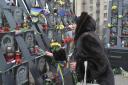 Commemorating ceremony held for the 'Heroes of the Heavenly Hundred' - people who were killed during the 2013-2014 Revolution of Dignity, in Kyiv