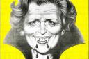 The famous poster of Margaret Thatcher with fangs