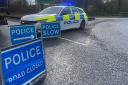 Police Scotland officers closed the road at the Dalscone roundabout by Dumfries after the incident