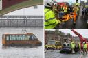 Images of the emergency services training exercises in Glasgow on March 13