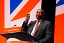 Shadow foreign secretary David Lammy has insisted Labour will 'never' stop waving the Union flag amid criticism from within his own party