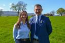 Newly appointed national vice chair Jillian Kennedy of Aberfeldy & District JAC and Alistair Brunton elected as the latest chair of the Scottish Association of Young Farmers Clubs.