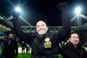 Enzo Maresca celebrates Leicester's promotion