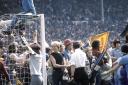 Scotland supporters invade the Wembley pitch in 1977 after watching the 2-1 British Championship win over England. Picture: SNS