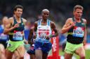 Mo Farah competes in the Men's 3000m, his last UK track race during the Muller Grand Prix. Photograph: Getty