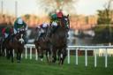 Anibale Fly en route to victory in the Paddy Power Steeplechase (Grade B) last December. Picture: Getty Images