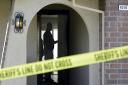 Authorities search the home of suspect Joseph James DeAngelo. Photograph: AP