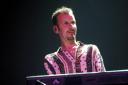 Pete Wishart at the keyboards during a Runrig performance at the Royal Albert Hall