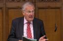 Sir Christopher Chope speaking in the House of Commons, London as Government-backed plans to criminalise upskirting have been derailed after being opposed by the Conservative grandee. PRESS ASSOCIATION Photo. Picture date: Friday June 15, 2018. There were