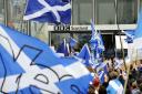 Independence supporters marched on BBC Scotland's headquarters in the wake of the 2014 referendum over its perceived bias against Yes