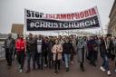 Muslims around the world very affected in a very personal way by the horrific Christchurch massacre, marching in countries like Germany (above) against Islamophobia in the aftermath