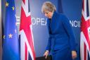 Prime Minister Theresa May holds a news conference after the European Council in Brussels where European Union leaders met to discuss Brexit
