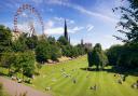 Police Scotland said they were called to the scene in Princes Street Gardens at 3.45am on Monday