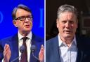 Labour peer Peter Mandelson (left) blamed Keir Starmer's election losses on his predecessor