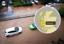 Thunderstorms bring flooding risk across Scotland as yellow warning in place